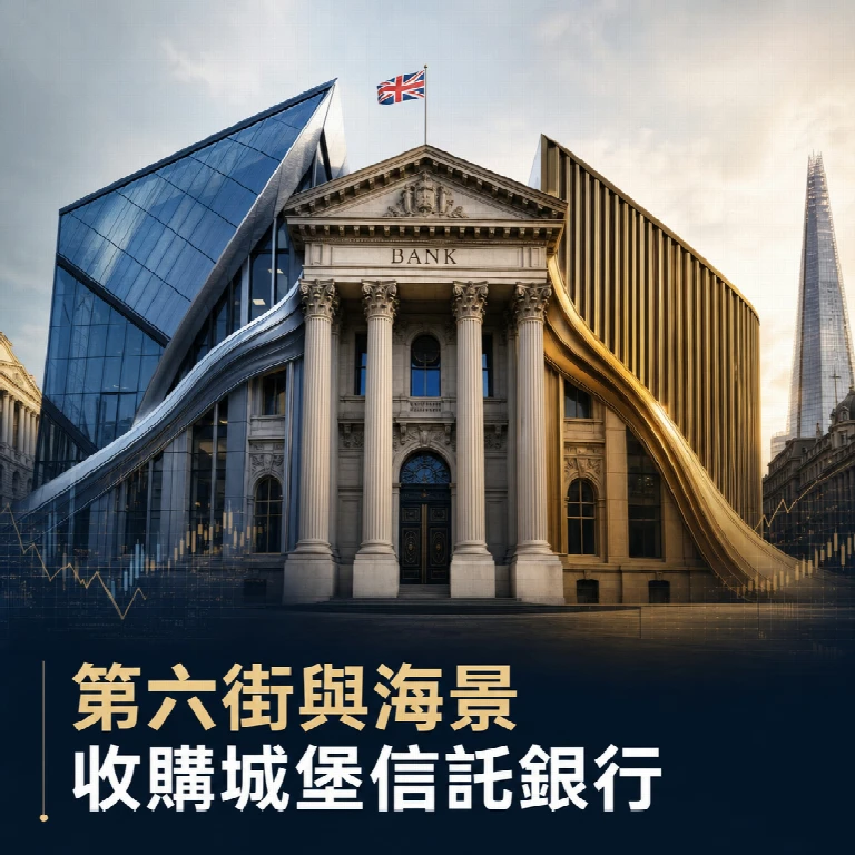 專業貸款銀行易主：第六街與海景投資集團聯手收購英國城堡信託銀行