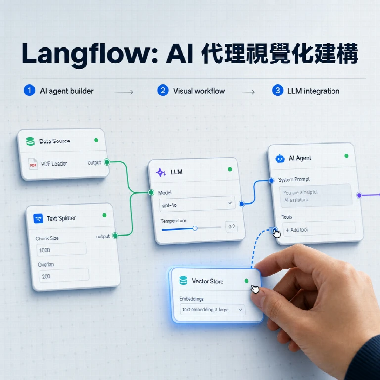 Langflow：賦能 AI 代理與工作流程建構的視覺化利器