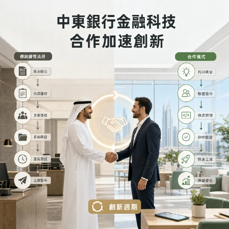 攜手金融科技縮短創新週期：中東銀行業從一年到三個月的轉型之路